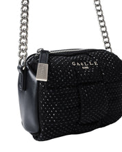 Gaelle Ecopelle Fasce Intrecciate Nero Donna