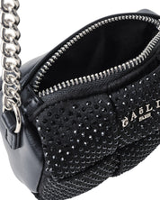 Gaelle Ecopelle Fasce Intrecciate Nero Donna