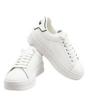 Gaelle Paris Scarpe Sneaker Addict in Pelle Bianco Donna