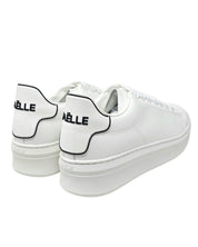 Gaelle Paris Scarpe Sneaker Addict in Pelle Bianco Donna
