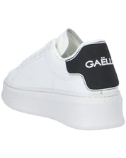 Gaelle Paris Scarpe Sneaker Addict in Pelle Bianco Nero Donna