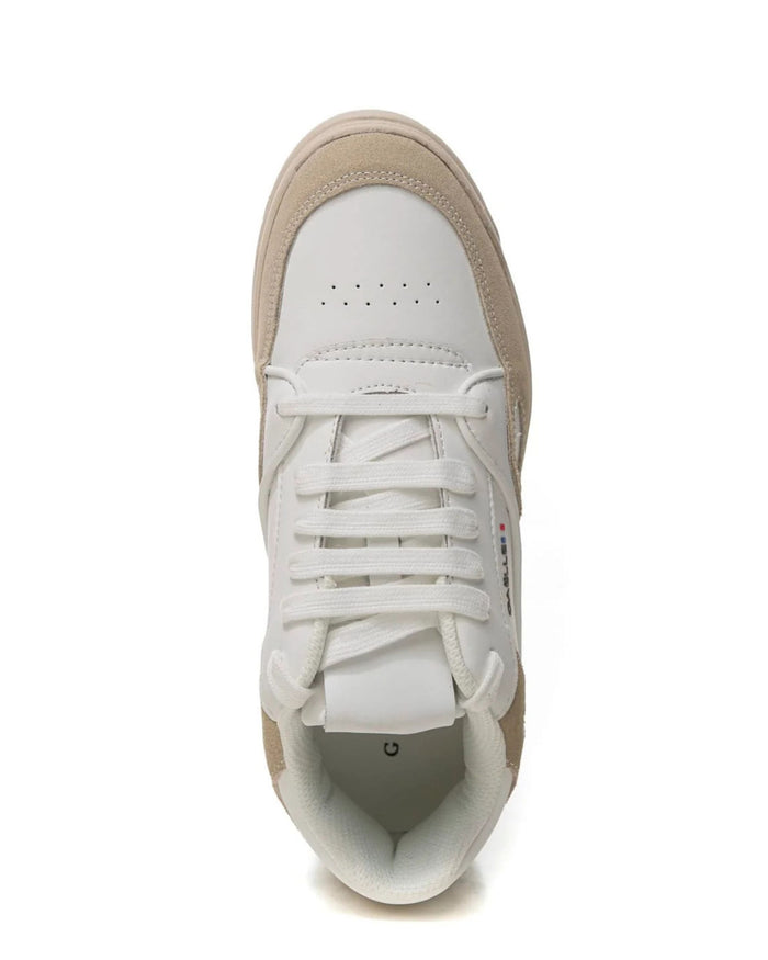 Gaelle Paris City In Action Sneaker Con Inserti Suede Bianco Donna 3