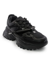 Gaelle Paris Sneaker Runner Con Tomaia In Ecopelle Nero Donna GACAW01114