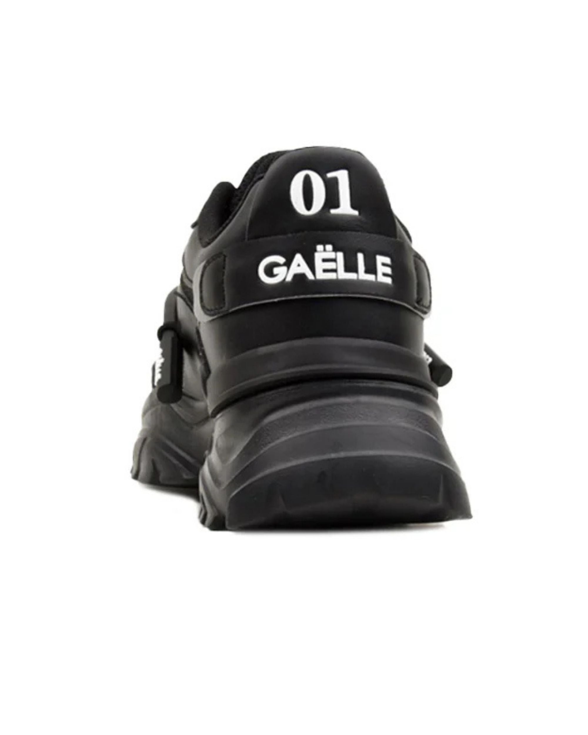 Gaelle Paris Sneaker Runner Con Tomaia In Ecopelle Nero Donna GACAW01114