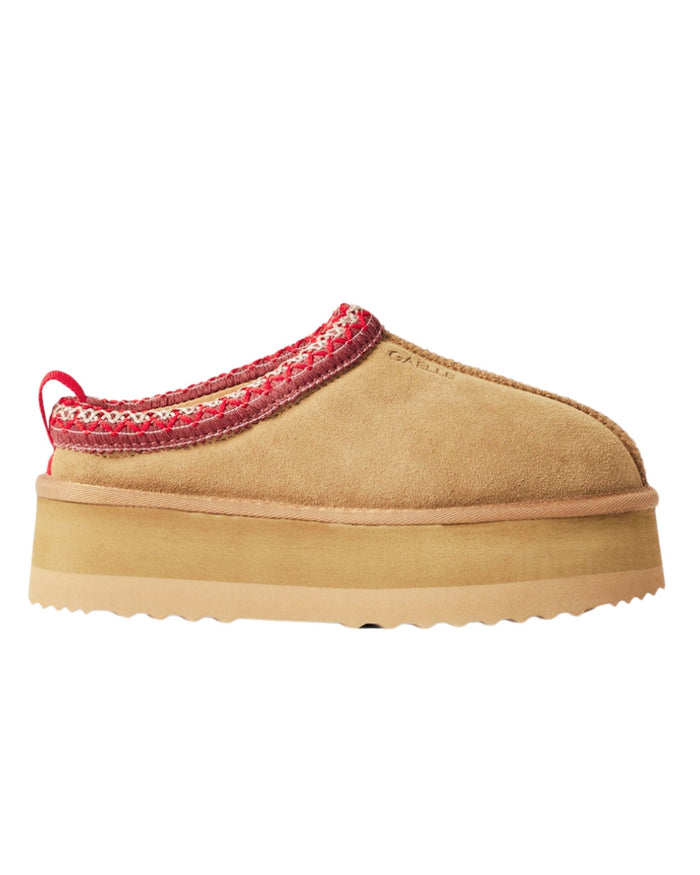 Gaelle Eskimo Sabot In Suede Marrone Donna 1