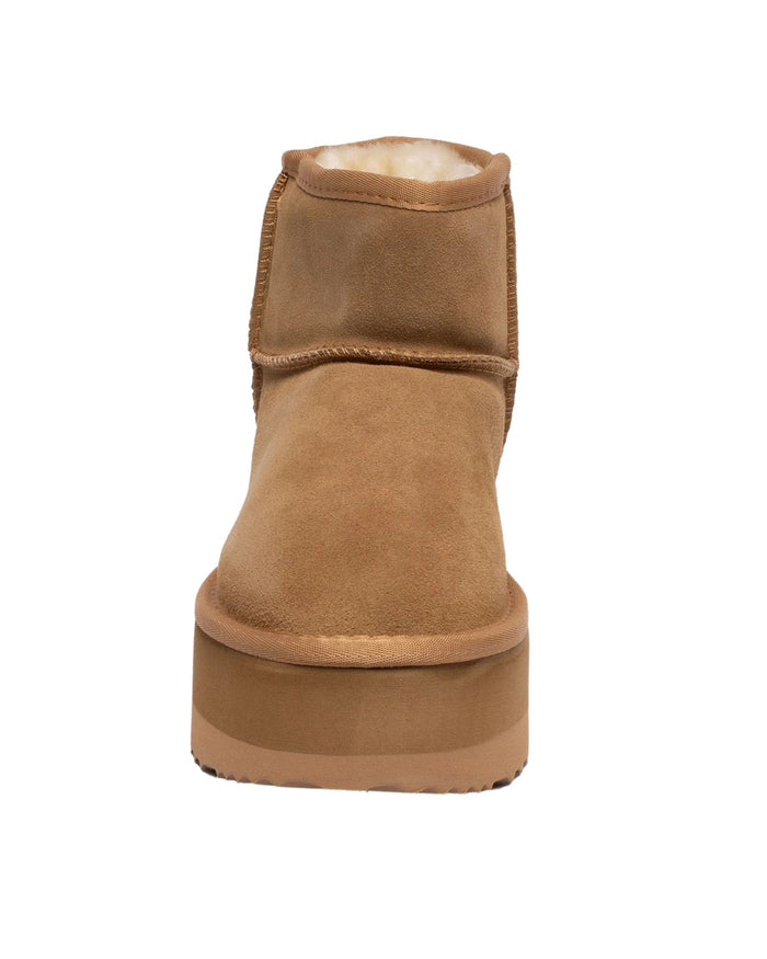 Gaelle Eskimo Boot Con Pelliccia Interna Marrone Donna 5