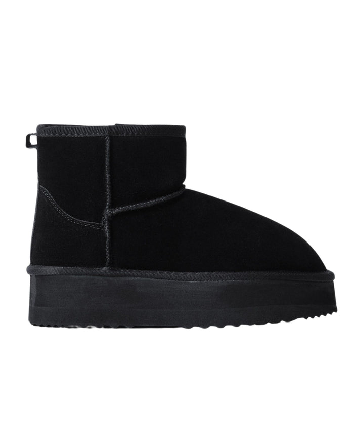 Gaelle Eskimo Boot Con Pelliccia Interna Nero Donna 1