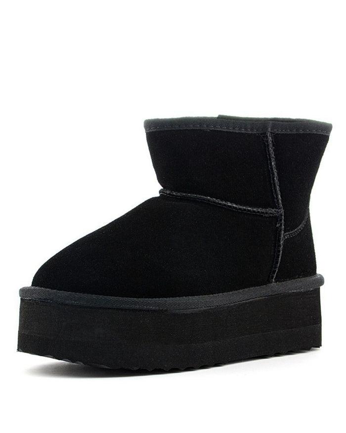 Gaelle Eskimo Boot Con Pelliccia Interna Nero Donna 4