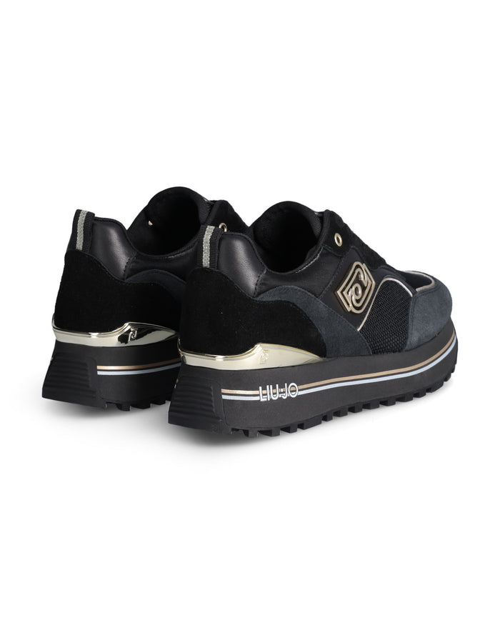 Liu Jo Sneakers Pelle Nero Donna 3