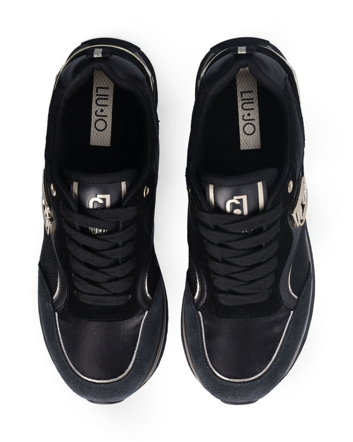 Liu Jo Sneakers Pelle Nero Donna 4