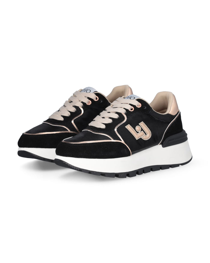 Liu Jo Sneakers Pelle Nero Donna 3