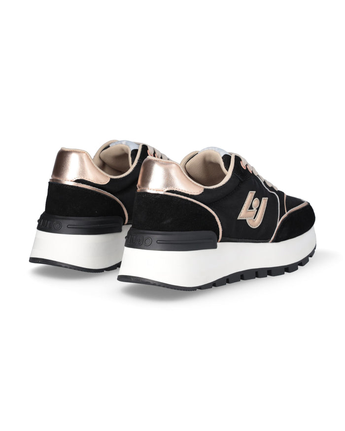 Liu Jo Sneakers Pelle Nero Donna 5