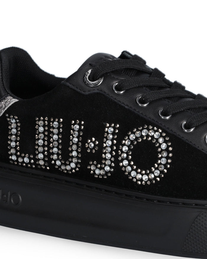 Liu Jo Sneakers Pelle Nero Donna 4