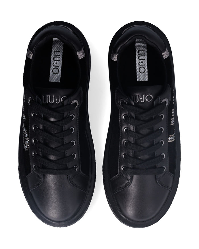 Liu Jo Sneakers Pelle Nero Donna 5