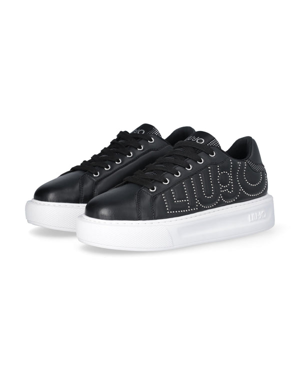 Liu Jo Sneakers Pelle Nero Donna-2