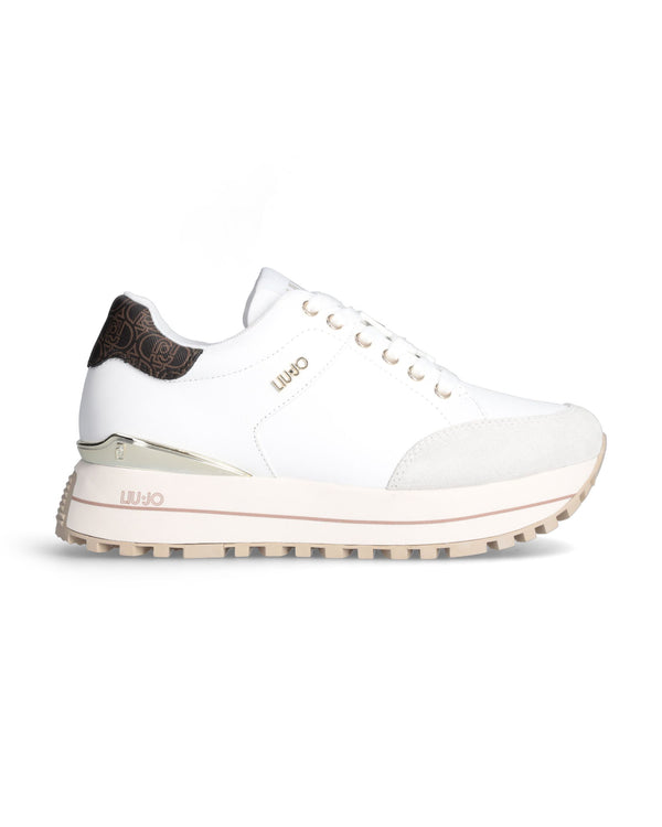 Liu Jo Sneakers Pelle Bianco Donna