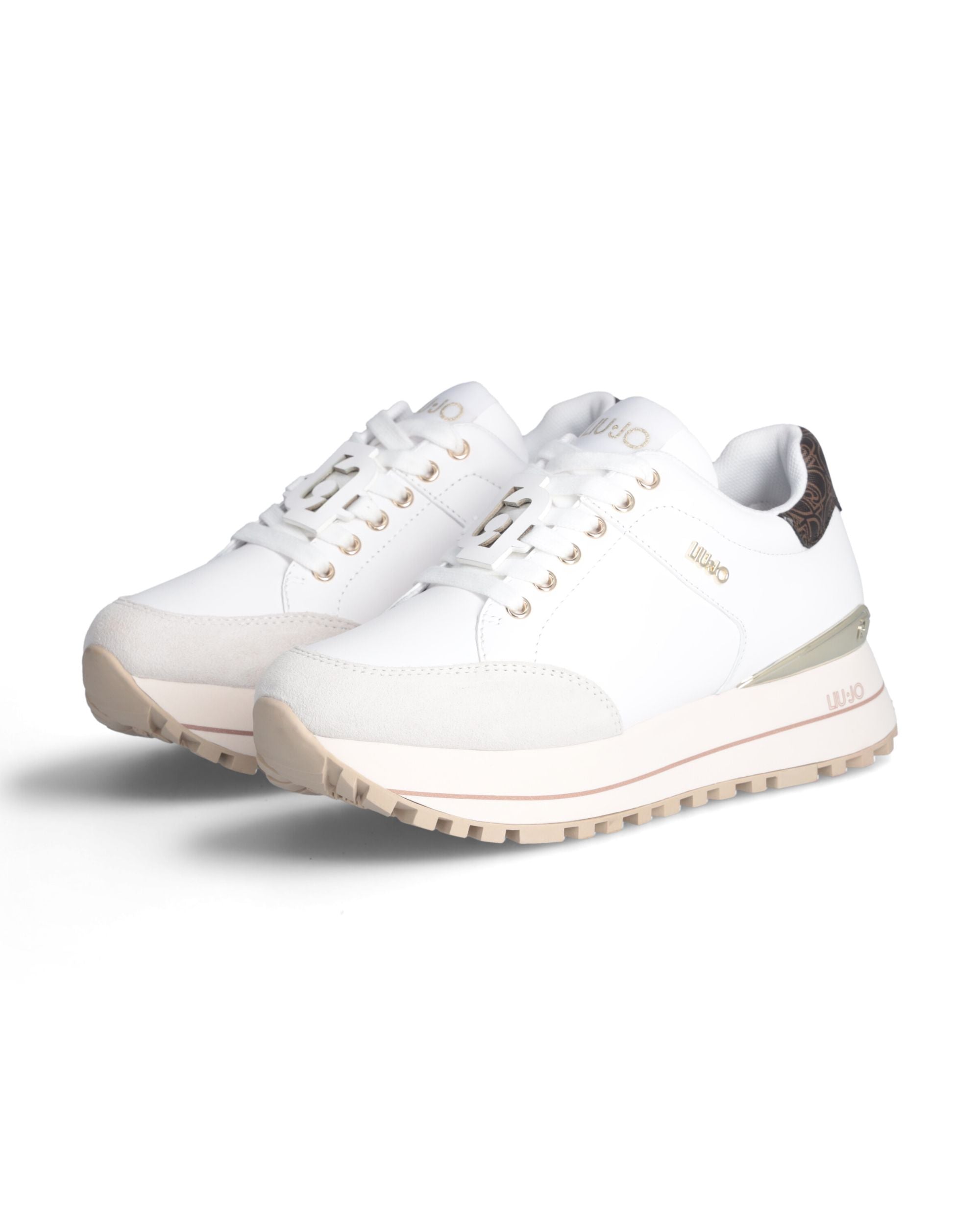 Liu Jo Sneakers Pelle Bianco Donna
