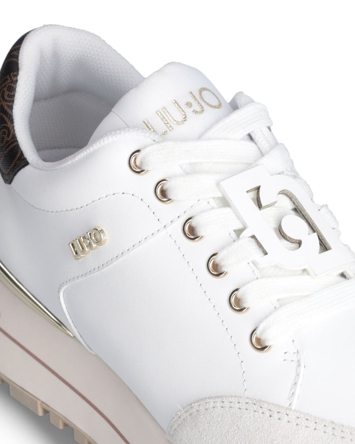 Liu Jo Sneakers Pelle Bianco Donna 4