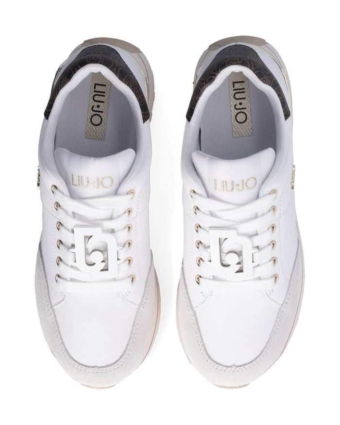 Liu Jo Sneakers Pelle Bianco Donna 5