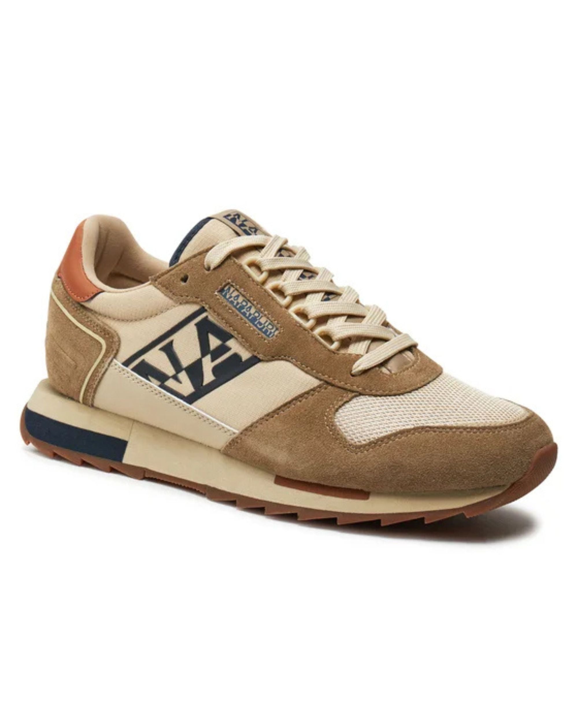 Napapijri Sneakers Running Scamosciata Beige Uomo