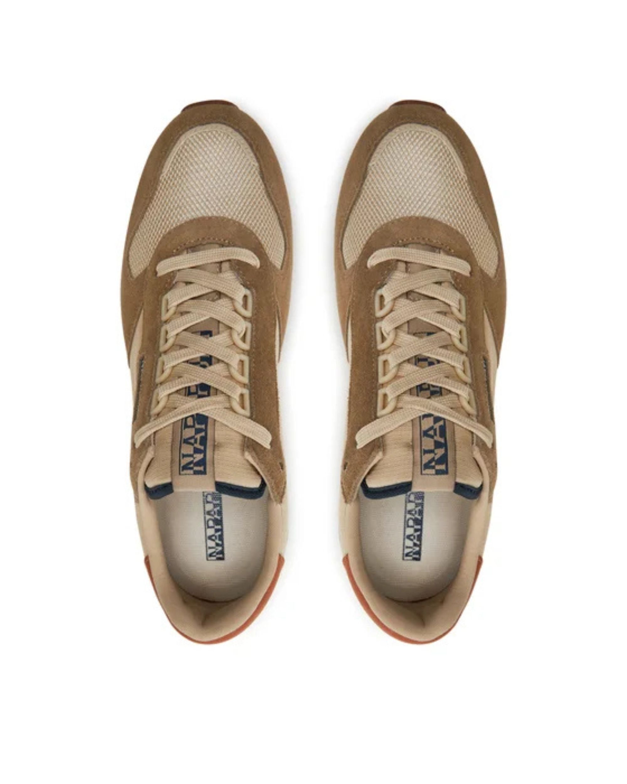 Napapijri Sneakers Running Scamosciata Beige Uomo