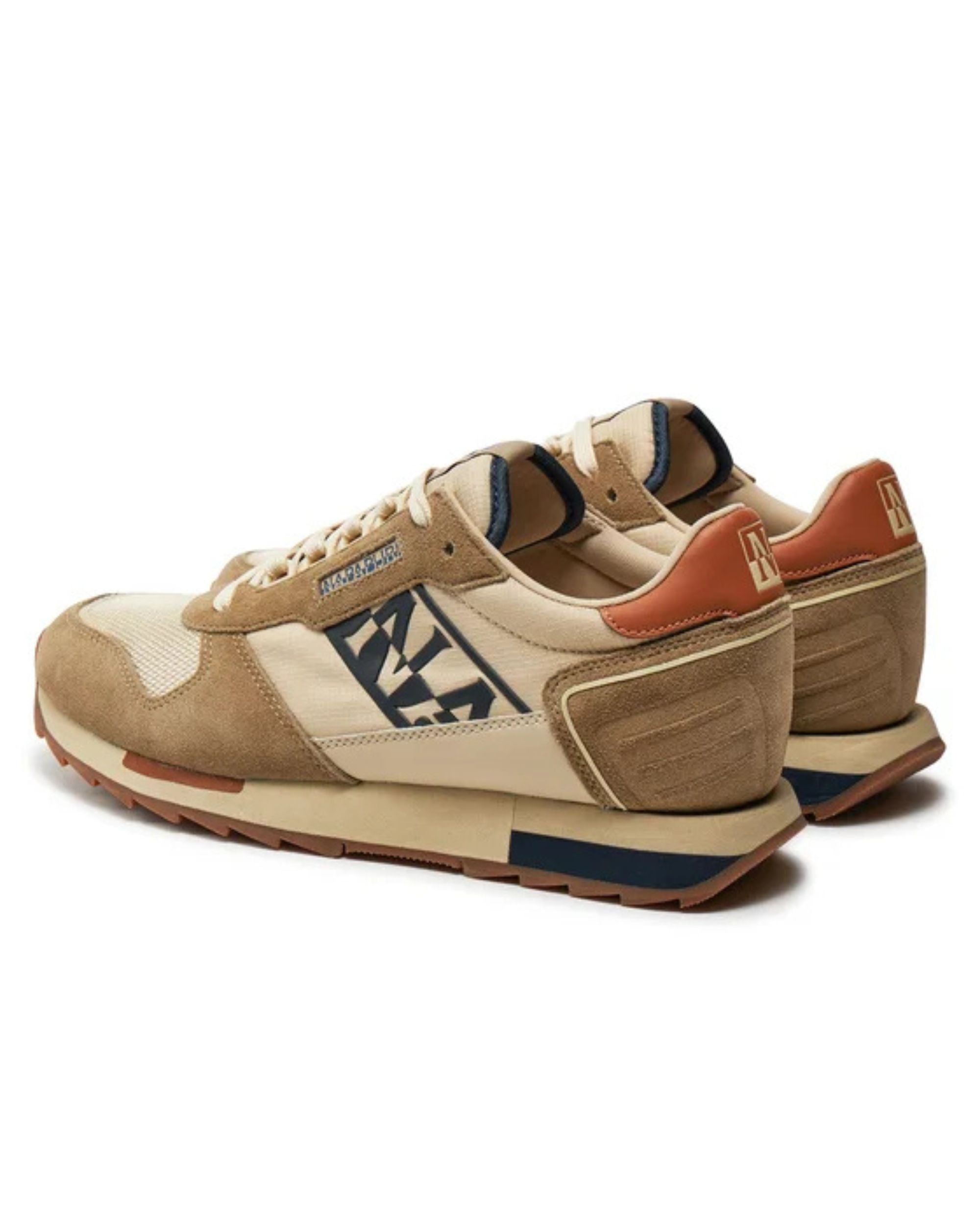 Napapijri Sneakers Running Scamosciata Beige Uomo