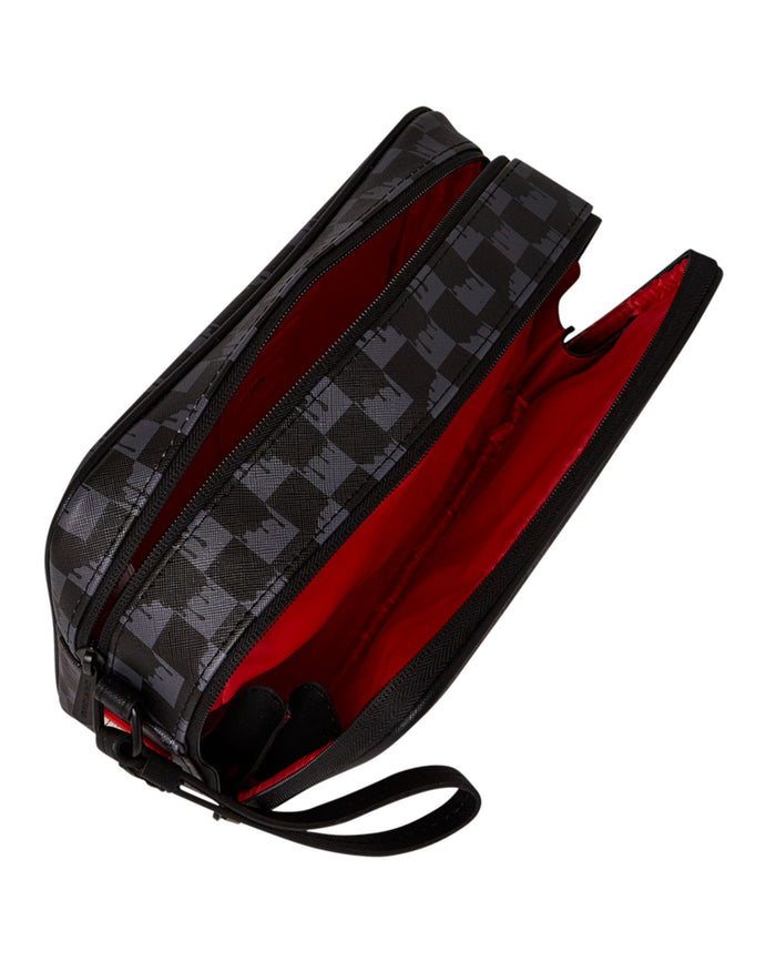 Sprayground Beauty Case Pochette Uomo Donna Nero Unisex 2