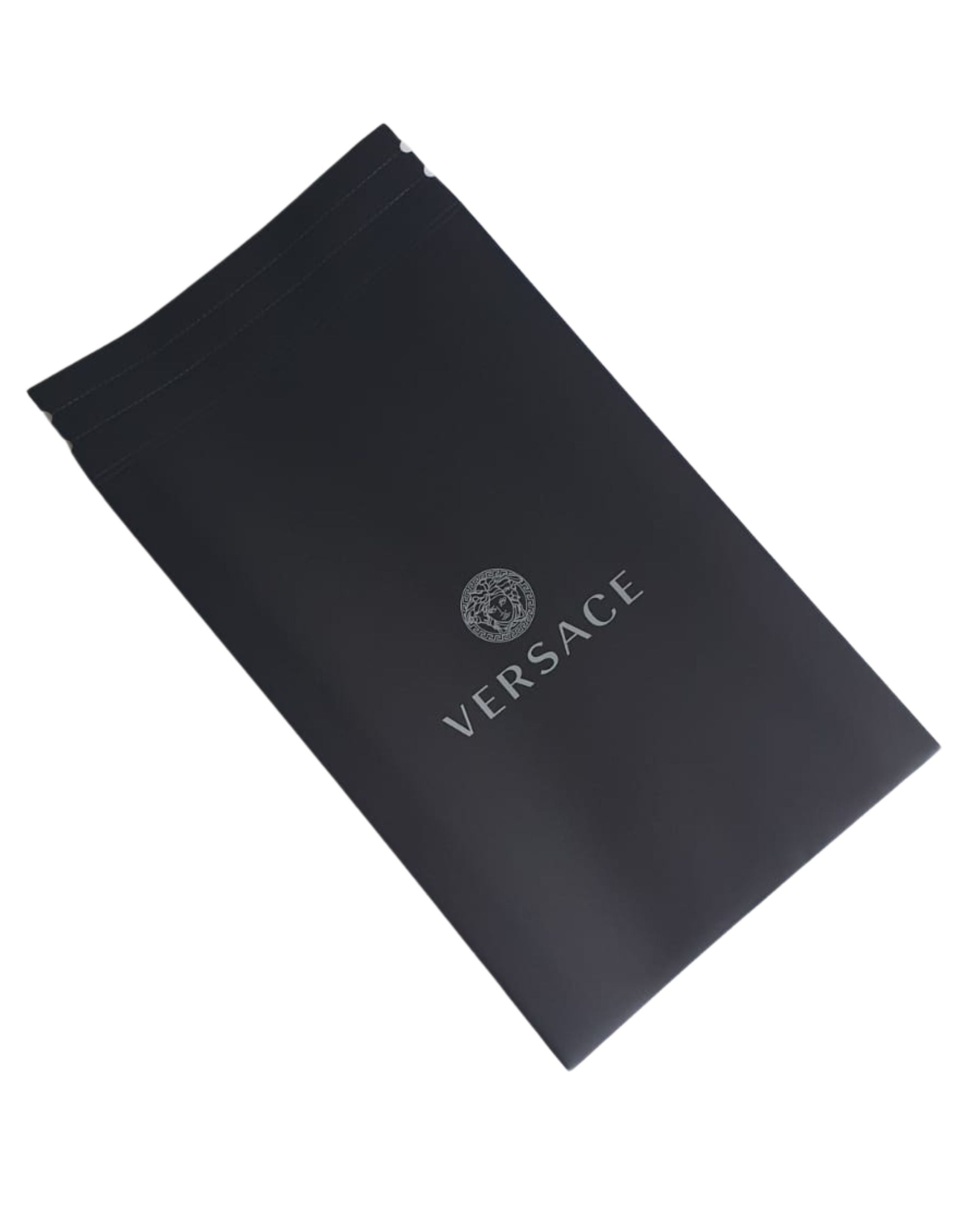 Versace Foulard Stola Pashmina Scialle Nero Donna