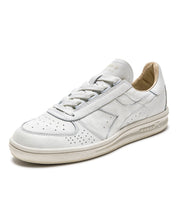 Diadora Heritage Pelle Premium Stone Wash Ceratura Naturale Bianco Unisex