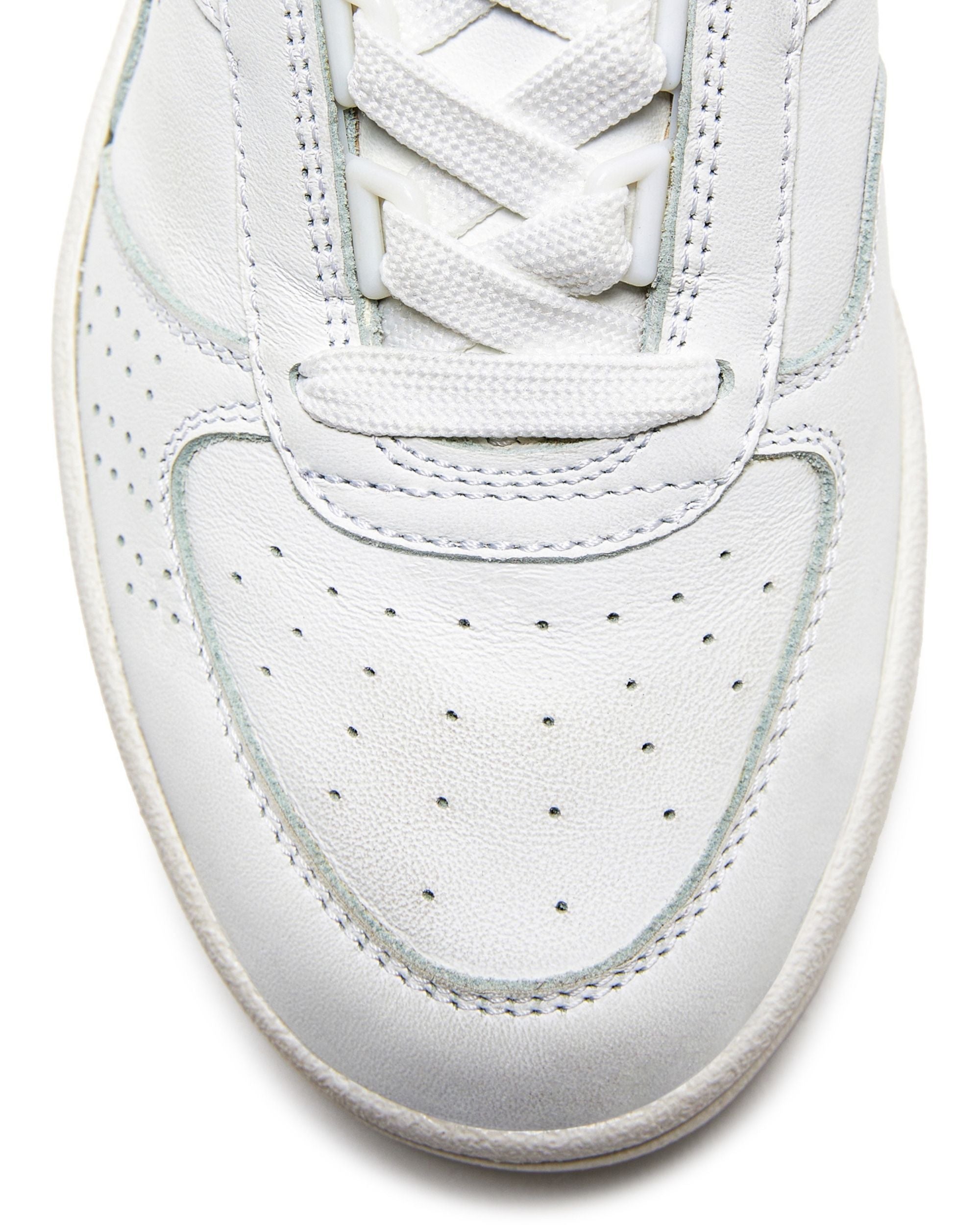 Diadora Heritage Pelle Premium Stone Wash Ceratura Naturale Bianco Unisex