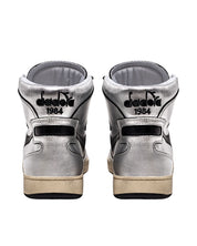 Diadora Heritage Pelle Premium Stone Wash Ceratura Naturale Argento Donna