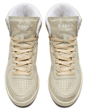 Diadora Heritage Pelle Premium Stone Wash Ceratura Naturale Beige Unisex