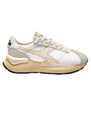 Diadora Heritage Sneaker Casual Con Tomaia Dettagli In Pelle Bianco Unisex
