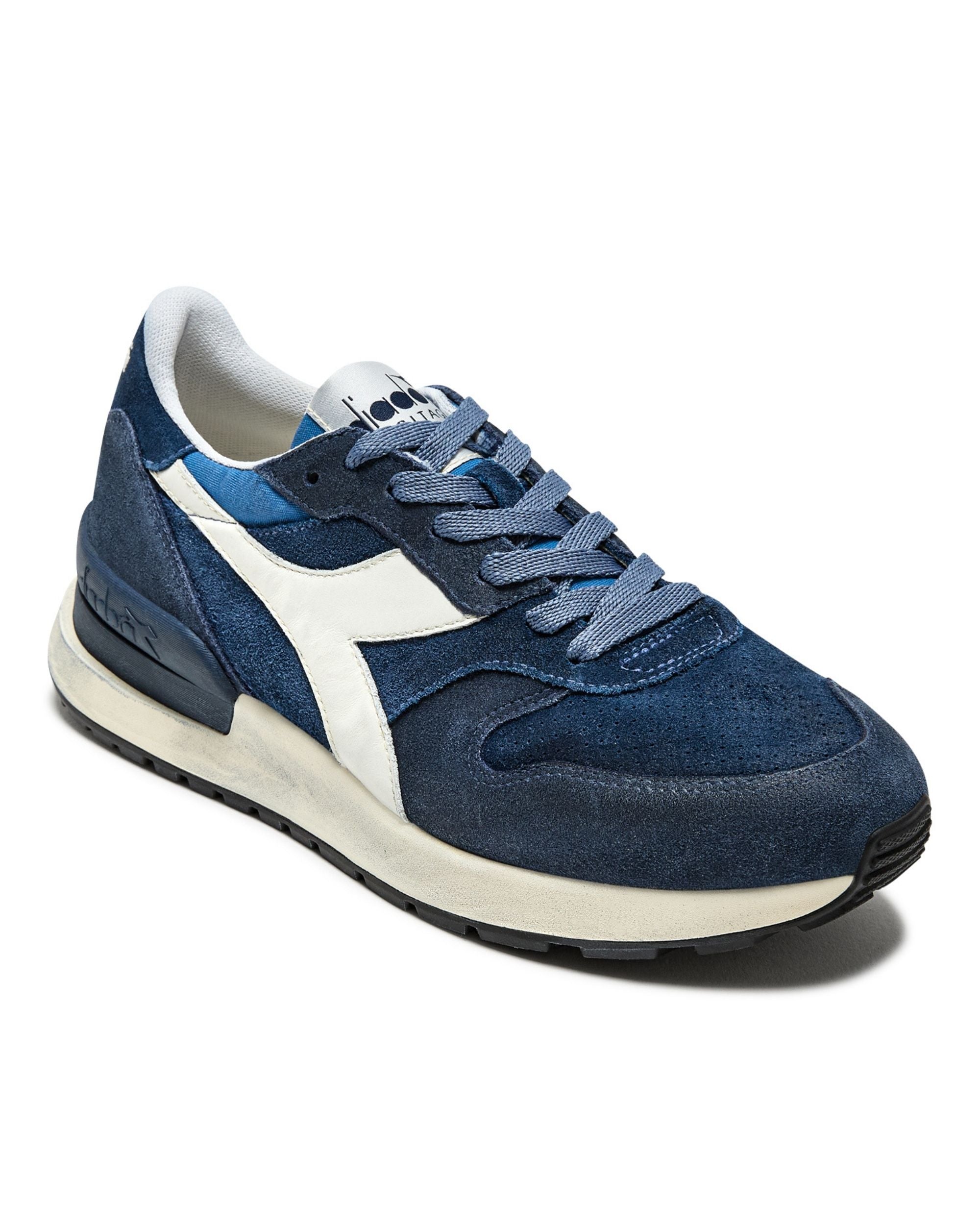 Diadora Heritage Sneaker Casual Tomaia In Suede Blu Uomo