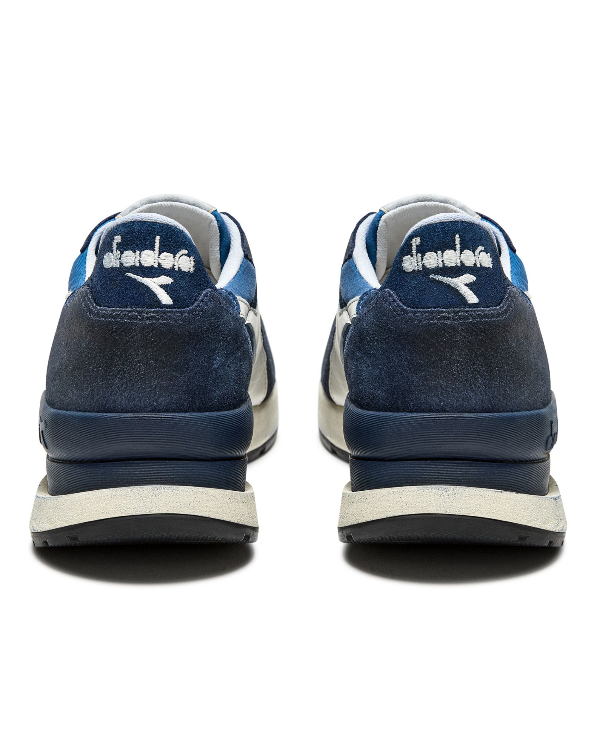 Diadora Heritage Sneaker Casual Tomaia In Suede Blu Uomo