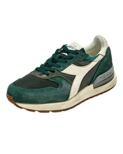 Diadora Heritage Sneaker Tomaia In Pelle Nubuck Verde Uomo