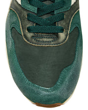 Diadora Heritage Sneaker Tomaia In Pelle Nubuck Verde Uomo