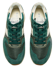 Diadora Heritage Sneaker Tomaia In Pelle Nubuck Verde Uomo