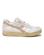 Diadora Heritage Pelle Premium Stone Wash Ceratura Naturale Rosa Donna