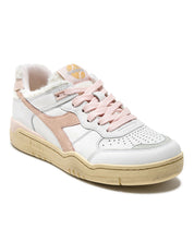 Diadora Heritage Pelle Premium Stone Wash Ceratura Naturale Rosa Donna