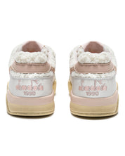 Diadora Heritage Pelle Premium Stone Wash Ceratura Naturale Rosa Donna