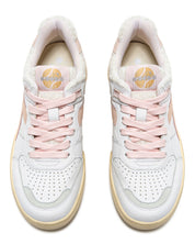 Diadora Heritage Pelle Premium Stone Wash Ceratura Naturale Rosa Donna