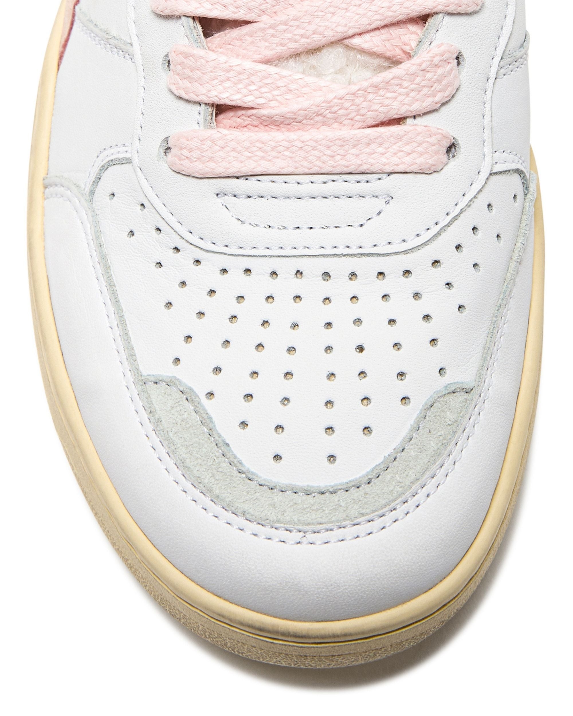 Diadora Heritage Pelle Premium Stone Wash Ceratura Naturale Rosa Donna