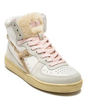 Diadora Heritage Pelle Premium Stone Wash Ceratura Naturale Bianco Donna