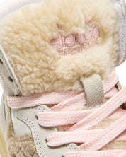 Diadora Heritage Pelle Premium Stone Wash Ceratura Naturale Bianco Donna