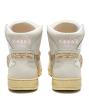 Diadora Heritage Pelle Premium Stone Wash Ceratura Naturale Bianco Donna