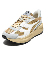 Diadora Heritage Sneakers Mercury Elite Stone Wash Bianco Oro Donna 180909