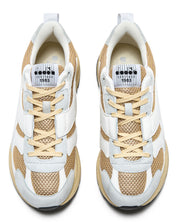 Diadora Heritage Sneakers Mercury Elite Stone Wash Bianco Oro Donna 180909
