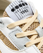Diadora Heritage Sneakers Mercury Elite Stone Wash Bianco Oro Donna 180909