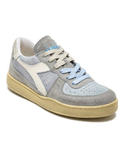 Diadora Heritage Pelle Premium Stone Wash Ceratura Naturale Azzurro Unisex